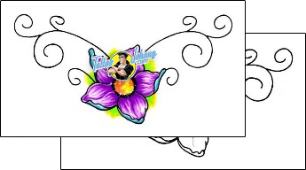 Flower Tattoo for-women-lower-back-tattoos-pericle-varduca-pvf-00120