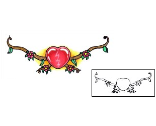 Broken Heart Tattoo Specific Body Parts tattoo | PVF-00145