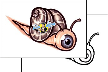 Snail Tattoo snail-tattoos-pericle-varduca-pvf-00211