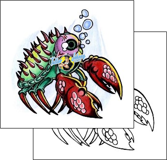 Sea Creature Tattoo pvf-00215