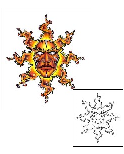 Sun Tattoo Miscellaneous tattoo | PVF-00219