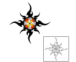 Sun Tattoo Tattoo Styles tattoo | PVF-00221