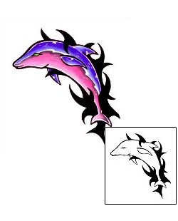 Dolphin Tattoo Tattoo Styles tattoo | PVF-00227