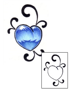 Heart Tattoo Specific Body Parts tattoo | PVF-00261
