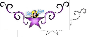 Celestial Tattoo star-tattoos-pericle-varduca-pvf-00330