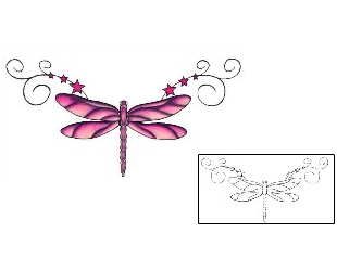 Dragonfly Tattoo Specific Body Parts tattoo | PVF-00344