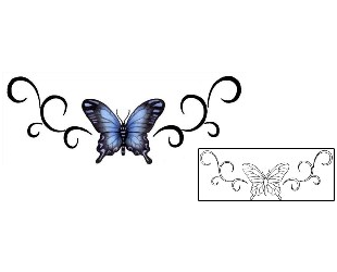 Butterfly Tattoo Specific Body Parts tattoo | PVF-00357