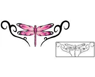 Dragonfly Tattoo Specific Body Parts tattoo | PVF-00364
