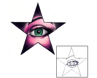 Eye Tattoo Astronomy tattoo | PVF-00365