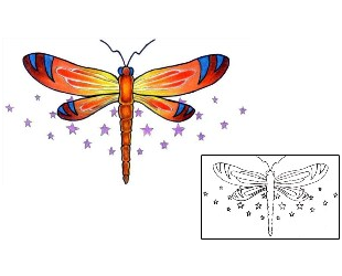 Dragonfly Tattoo Specific Body Parts tattoo | PVF-00417
