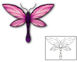 Dragonfly Tattoo Specific Body Parts tattoo | PVF-00427