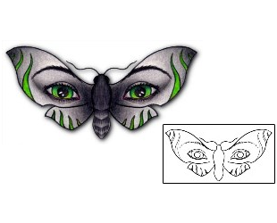 Butterfly Tattoo Specific Body Parts tattoo | PVF-00431