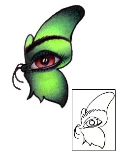 Eye Tattoo Insects tattoo | PVF-00494