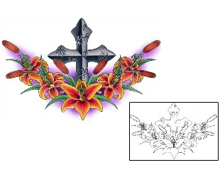 Christian Tattoo Specific Body Parts tattoo | PVF-00564