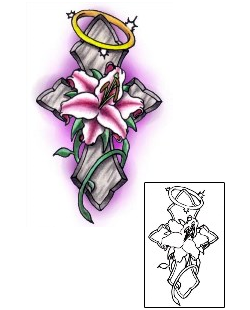 Lily Tattoo Religious & Spiritual tattoo | PVF-00586