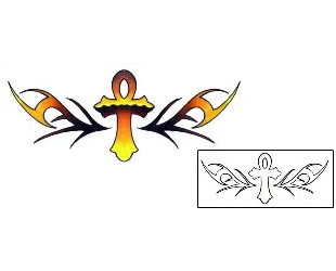 Ankh Tattoo Religious & Spiritual tattoo | PVF-00623