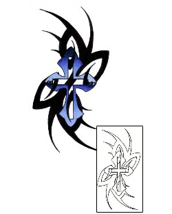 Cross Tattoo Religious & Spiritual tattoo | PVF-00625