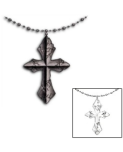 Cross Tattoo Religious & Spiritual tattoo | PVF-00641