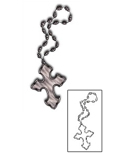 Rosary Beads Tattoo Religious & Spiritual tattoo | PVF-00647