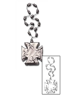Rosary Beads Tattoo Religious & Spiritual tattoo | PVF-00650