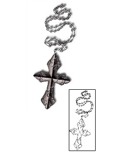 Cross Tattoo Religious & Spiritual tattoo | PVF-00652