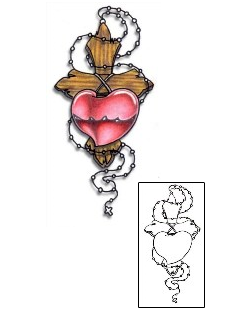 Rosary Beads Tattoo Religious & Spiritual tattoo | PVF-00658