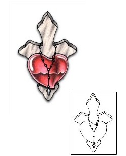 Rosary Beads Tattoo Religious & Spiritual tattoo | PVF-00661