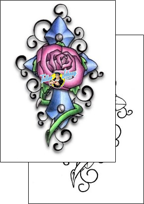 Rose Tattoo plant-life-rose-tattoos-pericle-varduca-pvf-00683