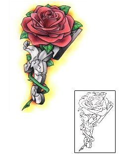 Rose Tattoo Miscellaneous tattoo | PVF-00806