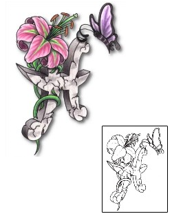 Lily Tattoo Insects tattoo | PVF-00813