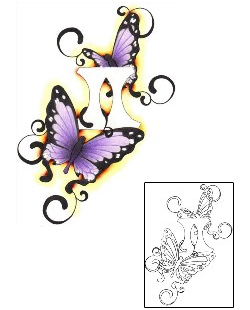 Gemini Tattoo Insects tattoo | PVF-00818