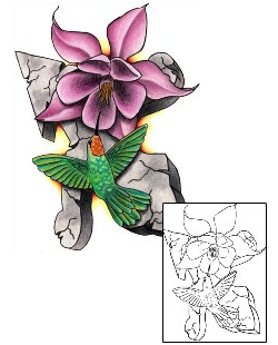 Hummingbird Tattoo Animal tattoo | PVF-00839