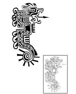 Aztec Tattoo Religious & Spiritual tattoo | PYF-00003