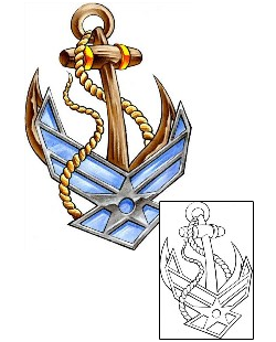 Anchor Tattoo Miscellaneous tattoo | QDF-00004