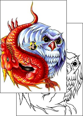 Bird Tattoo animal-bird-tattoos-squid-qdf-00018