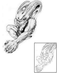 Alien Tattoo Horror tattoo | REF-00002