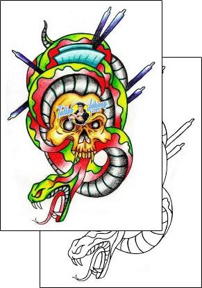 Horror Tattoo skull-tattoos-rob-flanagan-rff-00016
