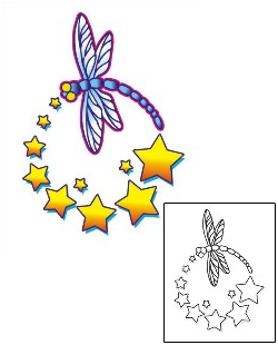 Star Tattoo Insects tattoo | RFF-00023