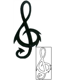 Music Tattoo Miscellaneous tattoo | RIF-00031