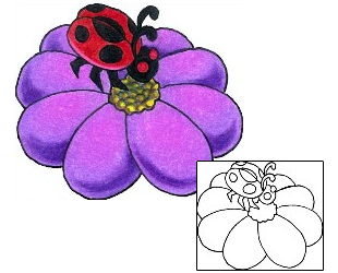 Ladybug Tattoo Insects tattoo | RIF-00051