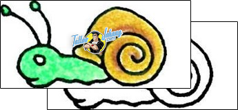 Ankle Tattoo snail-tattoos-rick-hayes-rif-00096