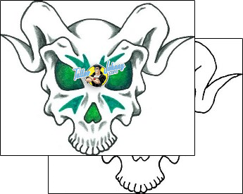 Horror Tattoo for-women-lower-back-tattoos-rick-hayes-rif-00137