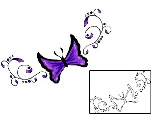Butterfly Tattoo For Women tattoo | RIF-00141