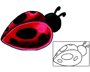 Ladybug Tattoo Insects tattoo | RIF-00149