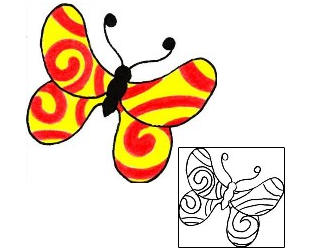 Butterfly Tattoo For Women tattoo | RIF-00157