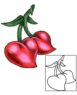 Cherry Tattoo Specific Body Parts tattoo | RIF-00212