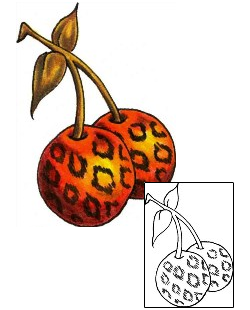 Cherry Tattoo Specific Body Parts tattoo | RIF-00213