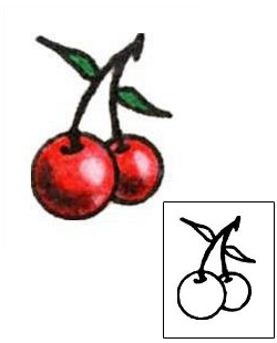 Cherry Tattoo Specific Body Parts tattoo | RIF-00215