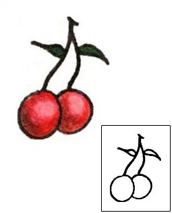 Cherry Tattoo Specific Body Parts tattoo | RIF-00220