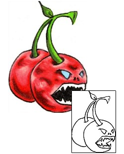 Cherry Tattoo Horror tattoo | RIF-00225